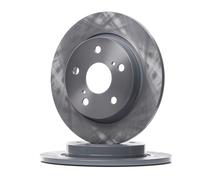 2x BLUE PRINT Disque de frein Arrière pour TOYOTA AURIS 270mm ADT343266