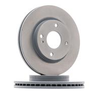 2x BLUE PRINT Disque de frein Avant pour FORD Fiesta Mk6 3/5 portes (JA8, JR8)