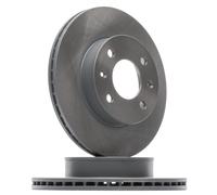 2x BLUE PRINT Disque de frein Avant pour HYUNDAI i10 (PA) 241mm ADG04397