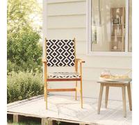 2x Bois d'Acacia Solide Chaises de Jardin Fauteuils Extérieur Terrasse vidaXL