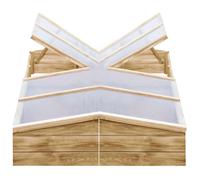 Serres 2 pcs Bois de pin imprégné 200x50x35 cm