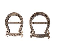 2x boîte à clés clavier heval fer à cheval style antique