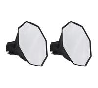2X, Boîte à Lumière Universelle Octagon 30cm Boîte à Lumière pour Caméra Portable avec Diffuseur Flash pour Yongnuo Speedlite Photo