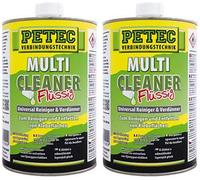 2x Boite Multi Cleaner PETEC 1 Litre Nettoyant Dégraissant universel de surface