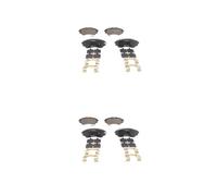 2X Bosch 0 986 494 587 Kit De Plaquettes De Frein À Disque Avant Pour Ford Mazda