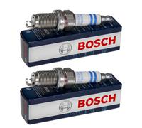 2x BOSCH Bougie D'Allumage Double Iridium pour Honda Civic VIII Hayon FN FK 1.8