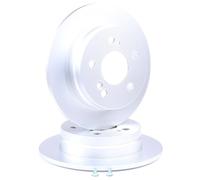 2x BOSCH Disque de frein Arrière convient pour MERCEDES-BENZ 190 (W201) 258mm 0