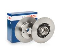 2x BOSCH Disque de frein Arrière convient pour PEUGEOT 207 3/5 portes (WA, WC) 0
