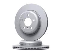 2x BOSCH Disque de frein Arrière pour BMW 5 Berline (F10) 5 Touring (F11) 330mm