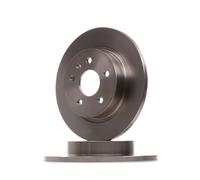 2x BOSCH Disque de frein Arrière pour OPEL Mokka / Mokka X (J13) 268mm 0 986 479