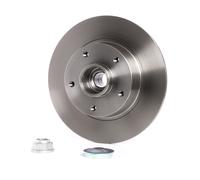 2x BOSCH Disque de frein Arrière pour RENAULT Clio IV 3/5 portes (BH) 260mm 0