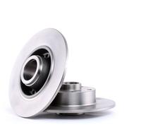 2x BOSCH Disque de frein Arrière pour RENAULT Clio IV 3/5 portes (BH) 260mm