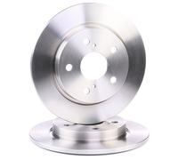 2x BOSCH Disque de frein Arrière pour TOYOTA AURIS (NZE18, ZRE18) 270mm 0 986