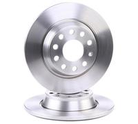 2x BOSCH Disque de frein Arrière pour VW Golf VI 3/5 portes (5K1) 282mm