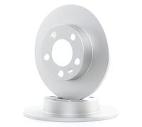 2x BOSCH Disque de frein Arrière pour VW Polo V 3/5 portes (6R1, 6C1) 232mm 0