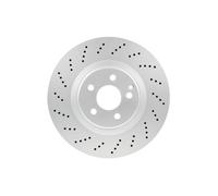 2x BOSCH Disque de frein Avant convient pour MERCEDES-BENZ Classe E Break (S212)