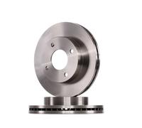 2x BOSCH Disque de frein Avant pour NISSAN NV200 / Evalia Minibus 256,5mm