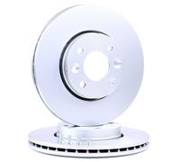 2x BOSCH Disque de frein Avant pour RENAULT Clio III 3/5 portes (BR0/1, CR0/1) 0