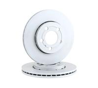 2x BOSCH Disque de frein Avant pour VW Polo V 3/5 portes (6R1, 6C1) 256mm 0 986