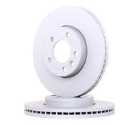 2x BOSCH Disque de frein Avant pour VW Transporter T5 Van (7HA, 7HH, 7EA, 7EH) 0