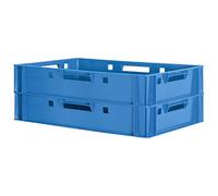 2x Boucher Caisse Viande Caisse Eurofleischkiste Bleu Caisse Empilement Plastique Kingpower