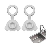 2X Bouchon Baignoire Bebe, Baignoire Bouchée Universelle Ajuster Les Bouchons De Baignoires Rainurées en Silicone À L'épreuve des Fuites Faciles, Bouchon De Vidange pour Douche, Baignoire, Lavabo