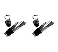 2X Bouchon de Vin en Acier Inoxydable Verseur de Vin en Métal Coulant La Barre de Drainage