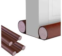 2x Boudin Isolant pour Porte. Boudin en Similicuir Réglable pour Portes et Fenêtres entre 32 et 94 cm. Double Isolation Isolation Acoustique,Réduit Froid/Chaleur,Vent,Lumière,Poussière,Insectes