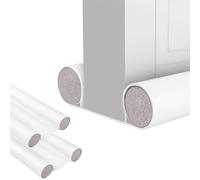 2X Boudin Isolant pour Porte. Boudin en Similicuir Réglable pour Portes et Fenêtres Entre 32 et 94 cm. Double Isolation Isolation Acoustique, Réduit Froid/Chaleur, Vent, Lumière, Poussière, Insectes.