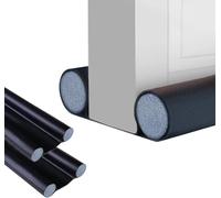 2x Boudin Isolant pour Porte. Boudin en Similicuir Réglable pour Portes et Fenêtres entre 32 et 94 cm. Double Isolation Isolation Acoustique¿ Réduit Froid/Chaleur¿ Vent¿ Lumière¿ Poussière¿ Insectes.