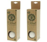 2x boules de séchage de laine adoucissantes pack de 3 Scanpart