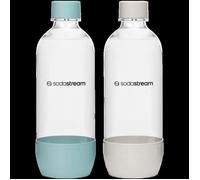2x Bouteilles SodaStream 1L Bleu Beige Compatible Lave-Vaisselle