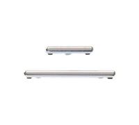 2X Bouton Volume Marche/arrêt Remplacement des Boutons latéraux Compatible avec Samsung Galaxy S21 6.2" / S21+ Plus 5G 6.7" Argent