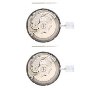 2X Bracelet de Montre Mécanique Automatique de Haute Précision de Jeu de Date de Jour de Mouvement NH35 Avec la Tige En Acier de Montre de Mouvement