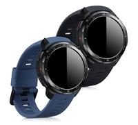kwmobile Bracelet compatible avec HONOR Watch GS Pro bracelet - 2x bracelet de rechange en silicone pour fitness tracker