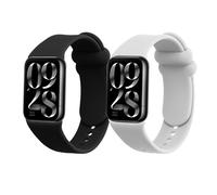 kwmobile Bracelet compatible avec Xiaomi Smart Band 8 Pro/Band 9 Pro/Redmi Watch 5 / Redmi Watch 4 bracelet - 2x bracelet de rechange en silicone pour fitness tracker