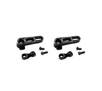 2X Bras de Servo Réglable en Alliage D'Aluminium 25T Bras de Servo Universel 25 Dents Bras de Direction pour Voiture RC Camion Avion