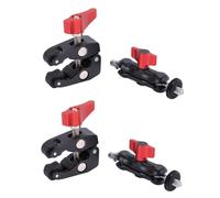 2X bras magique pour appareil photo reflex double griffe ? boule pince de crabe support de moniteur universel pince super support