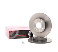 2x BREMBO 08.5085.11 Disque de frein pour FORD KA (RU8) pour FIAT 500 (312)