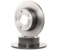 2x BREMBO 08.5743.11 Coated Disc Line Disque de frein Arrière 245mm