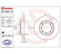 2x BREMBO 08.7106.11 Disque de frein Arrière pour MITSUBISHI GALLOPER (JK-01)