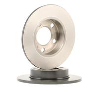 2x BREMBO 08.7165.11 Disque de frein Arrière pour VW Polo Schrägheck (6R1, 6C1)