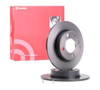 2x BREMBO 08.7165.21 Disque de frein Arrière pour VW Golf IV Schrägheck (1J1)