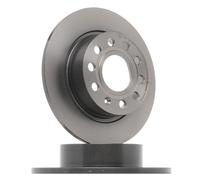 2x BREMBO 08.9502.11 Disque de frein Arrière pour VW GOLF VI (5K1) 253mm