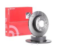 Disque de frein BREMBO 8950275 arrière, rainuré, plein, 1 pièce