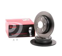 2x BREMBO 08.9580.11 Disque de frein Arrière 258mm
