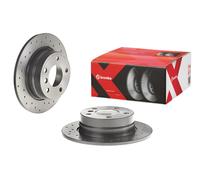 2x BREMBO 08.9787.1X Disque de frein Arrière pour BMW 1 Schrägheck (E87) 280mm