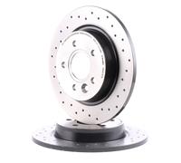 2x BREMBO 08.9975.1X Disque de frein Arrière pour FORD C-MAX (DM2) 280mm