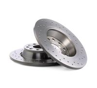 2x BREMBO 08.A202.1X Disque de frein Arrière pour VW GOLF VI (5K1) TIGUAN (5N)