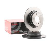 2x BREMBO 08.A205.11 Disque de frein Arrière pour BMW 3 Limousine (E90) 296mm